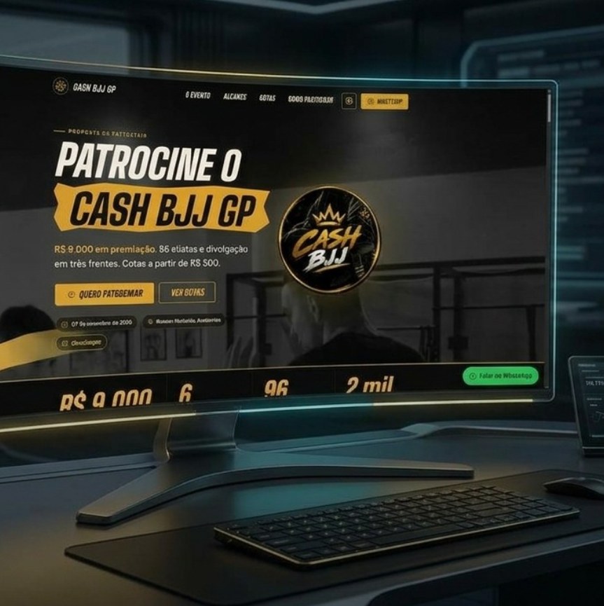 CASH BJJ GP — Landing Page